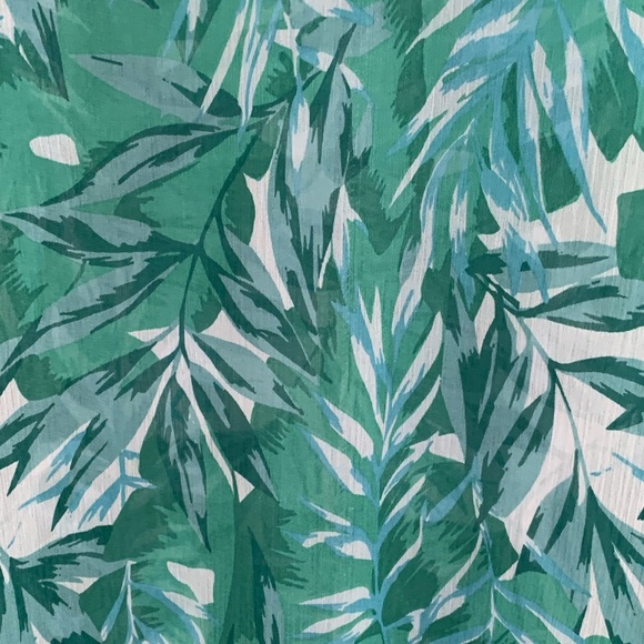 NWOT COVER2COVER Tropical V-Neck Sheer Swimsuit Coverup Size Medium - Picture 3 of 4